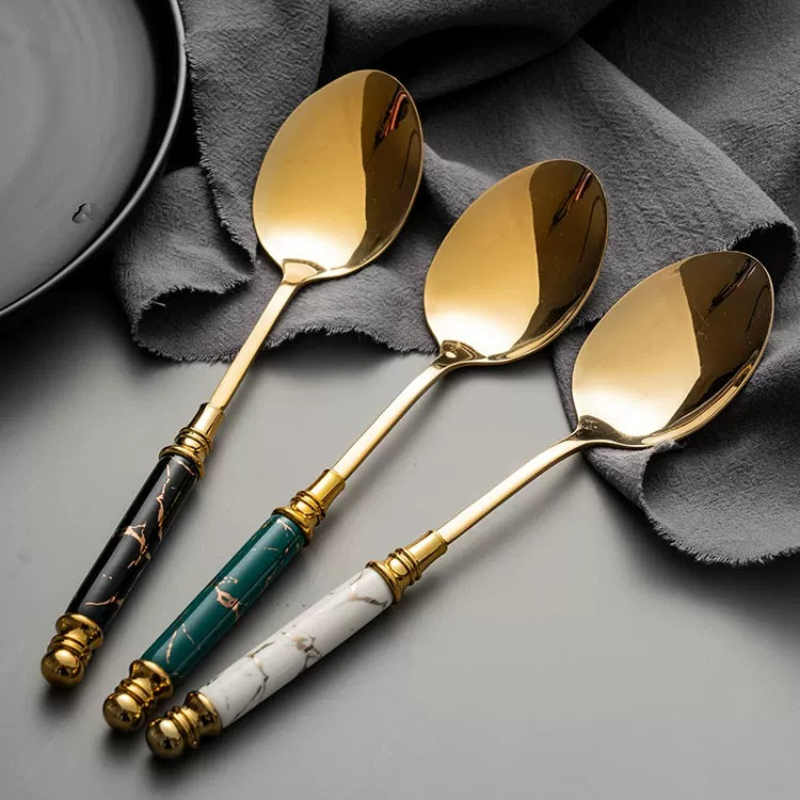 Vintage Collectible Spoons - 1PC Vintage European Stainless Steel Spoon