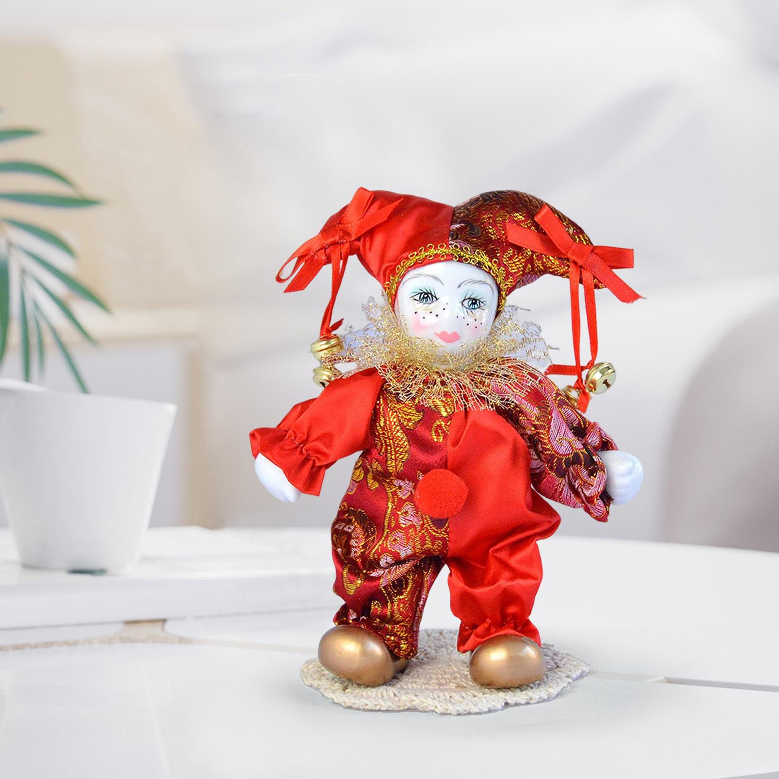Vintage Harlequin Doll Antique - Vintage Collectible Porcelain Dolls 评论和价格