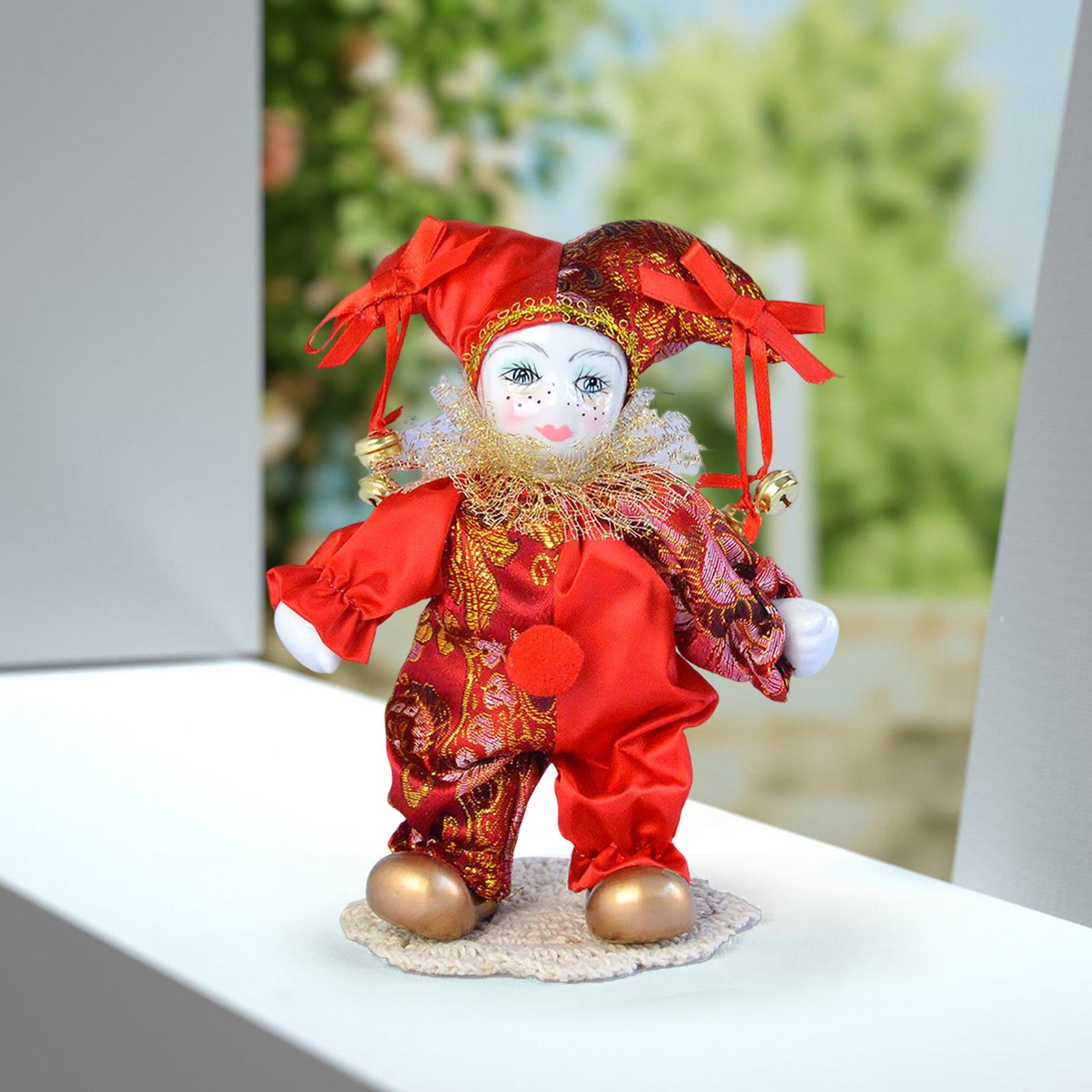 Vintage Harlequin Doll Antique - Vintage Collectible Porcelain Dolls 评论和价格