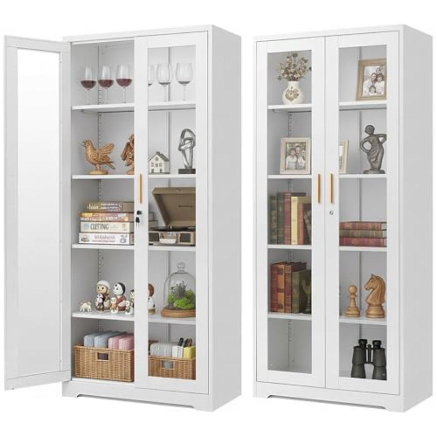 Home curio display cabinet wit - Collectible & Vintage Dolls For Wedding 评论和价格