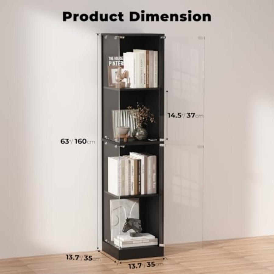 Corner display cabinet with gl - Collectible & Vintage Dolls For Wedding 评论和价格