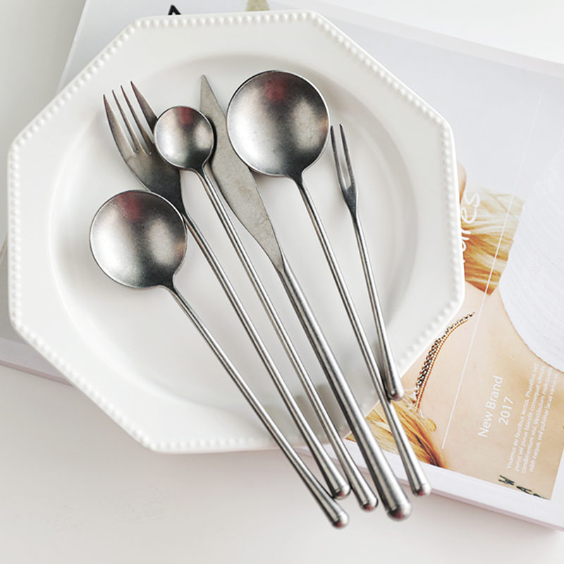 Retro 304 Stainless Steel Cutl - Vintage Collectible Spoons 评论和价格