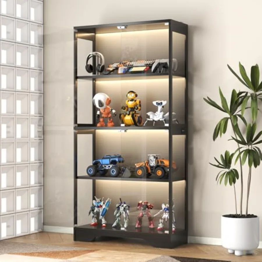 Display Cabinet with Glass Doo - Collectible & Vintage Dolls For Wedding 评论和价格