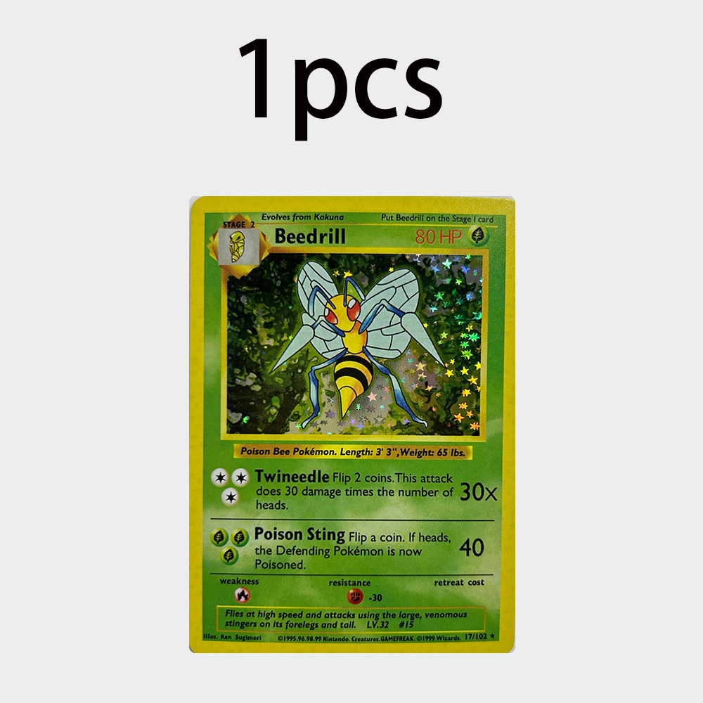DIY PTCG Collection Card Beedr - Vintage Pokemon Collectible 评论和价格