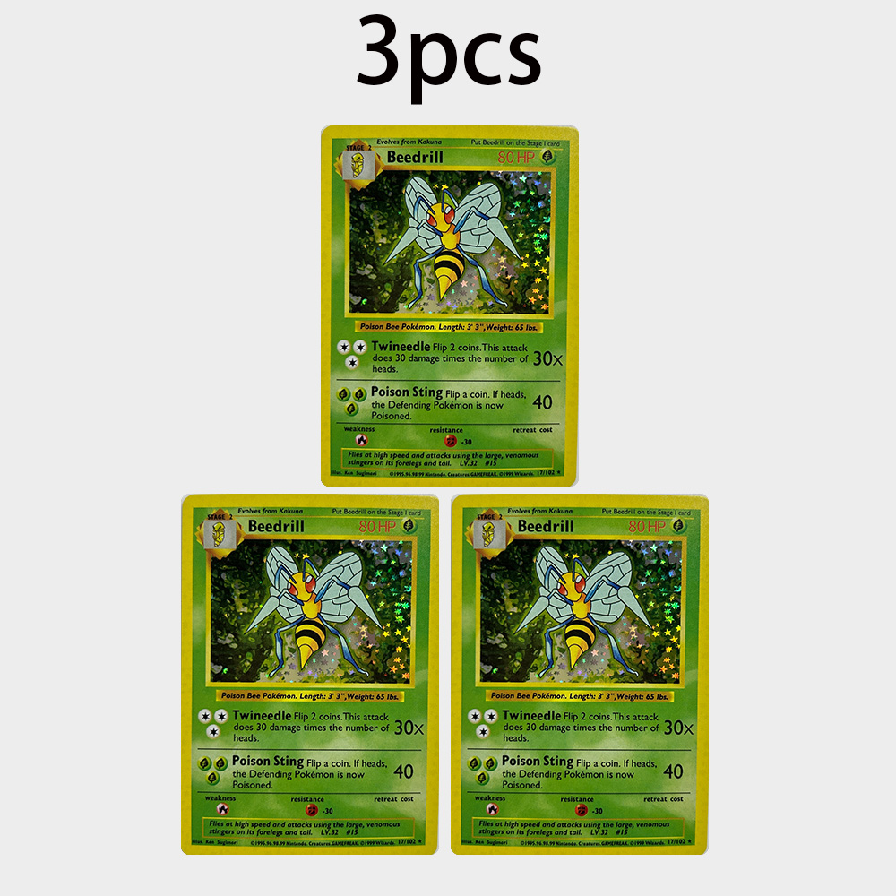 DIY PTCG Collection Card Beedr - Vintage Pokemon Collectible 评论和价格