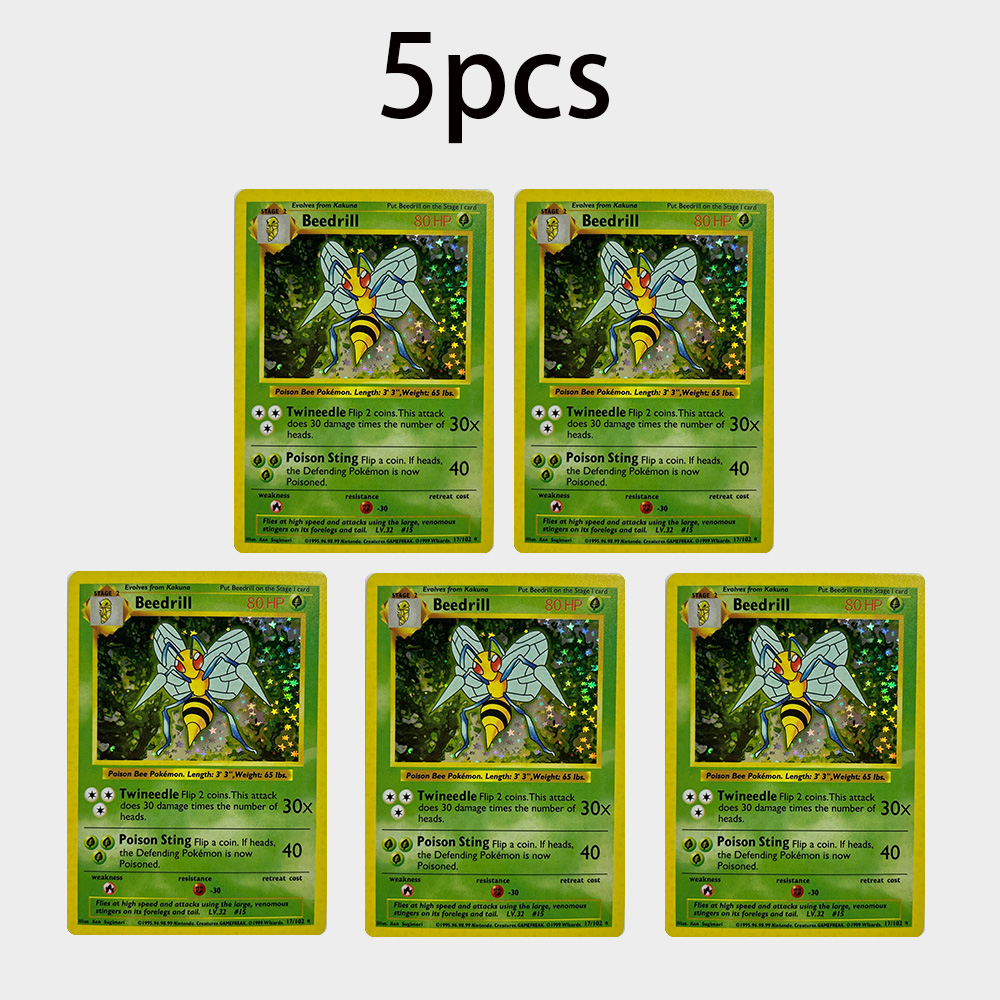 DIY PTCG Collection Card Beedr - Vintage Pokemon Collectible 评论和价格