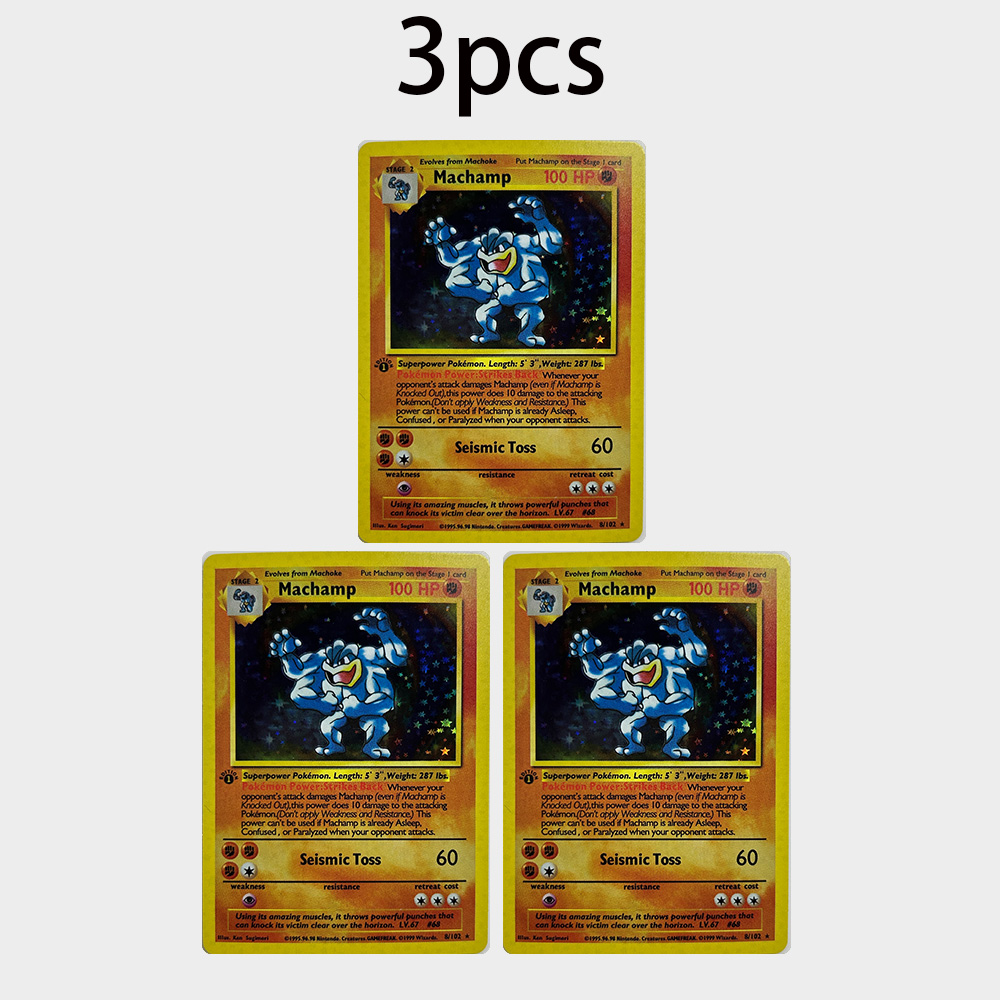 15Pcs PTCG Machamp Card Vintag - Vintage Pokemon Collectible 评论和价格