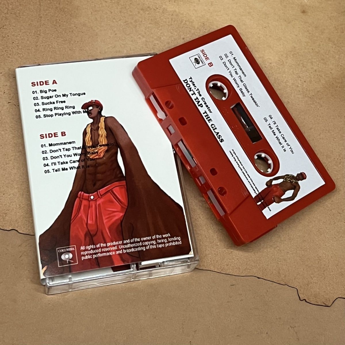 Red Cassette Tape Hip Hop Rap  - Vintage Collection 评论和价格