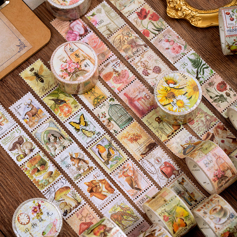 1pcs/1lot Decorative Adhesive  - Vintage Collectible Stamps 评论和价格