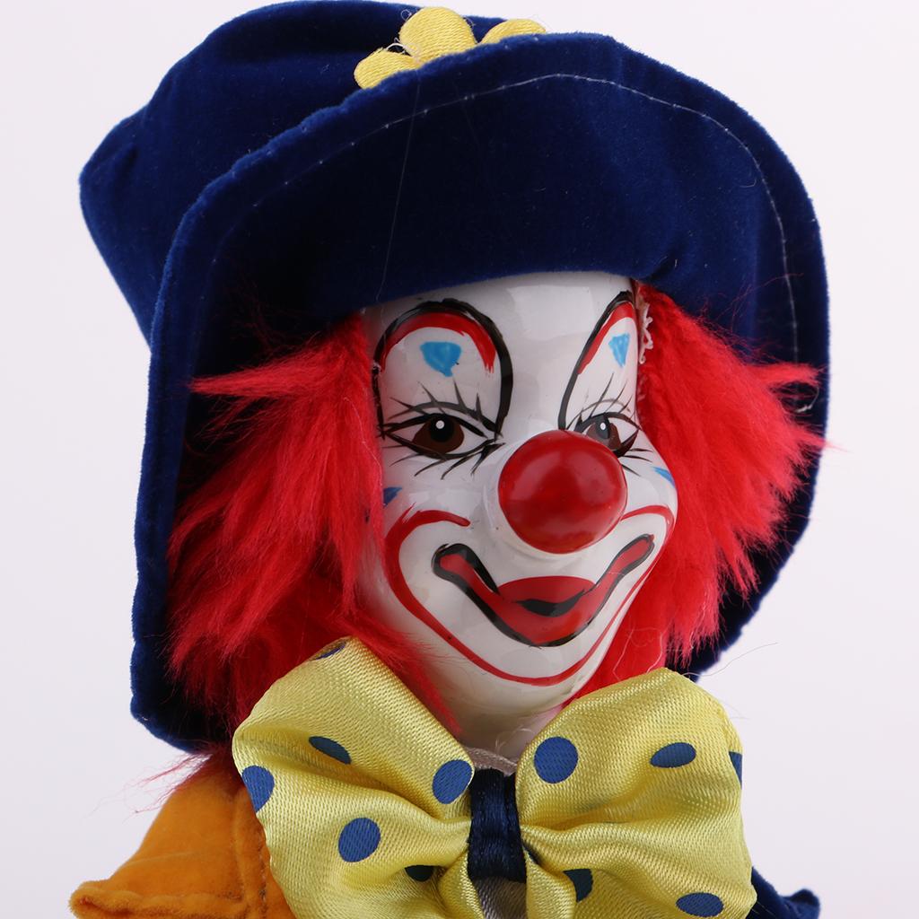 Handmade Ceramic Clown Dolls P - Vintage Collectible Porcelain Dolls 评论和价格