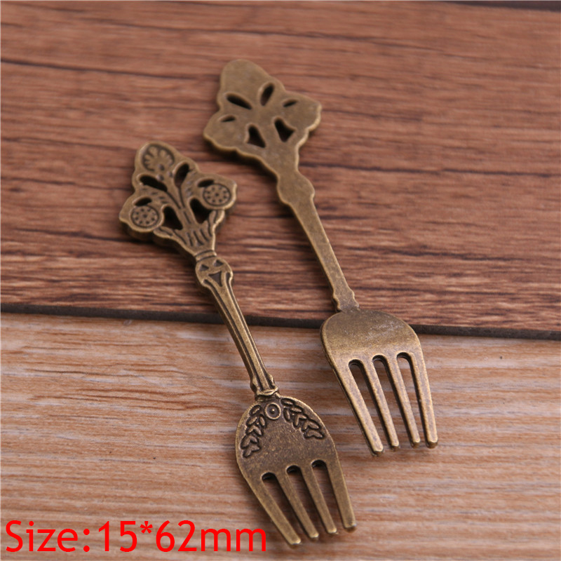 6PCS Mixed Two Colors Trendy F - Vintage Collectible Spoons 评论和价格